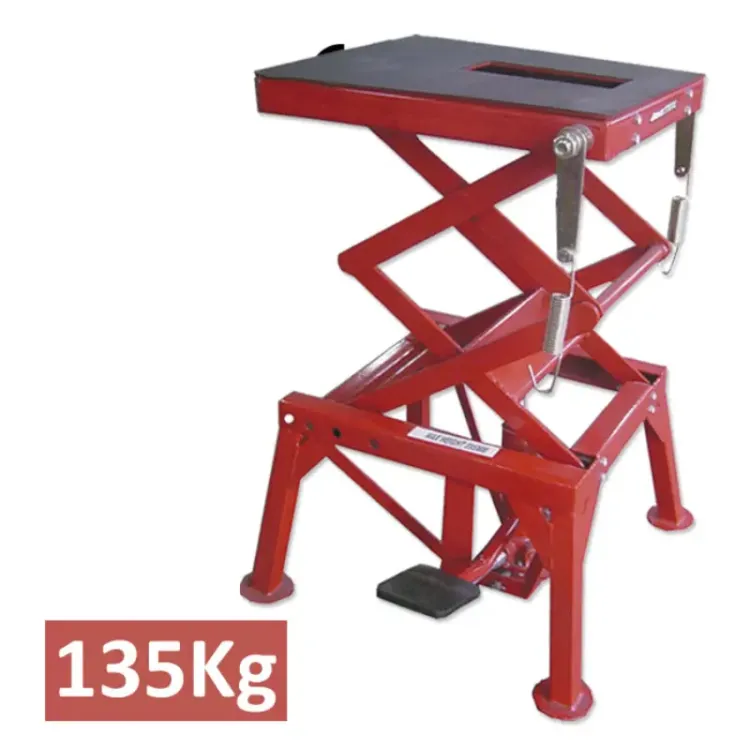 MESA HIDRÁULICA PARA MOTAS 135KG JBM -chavevertical.com